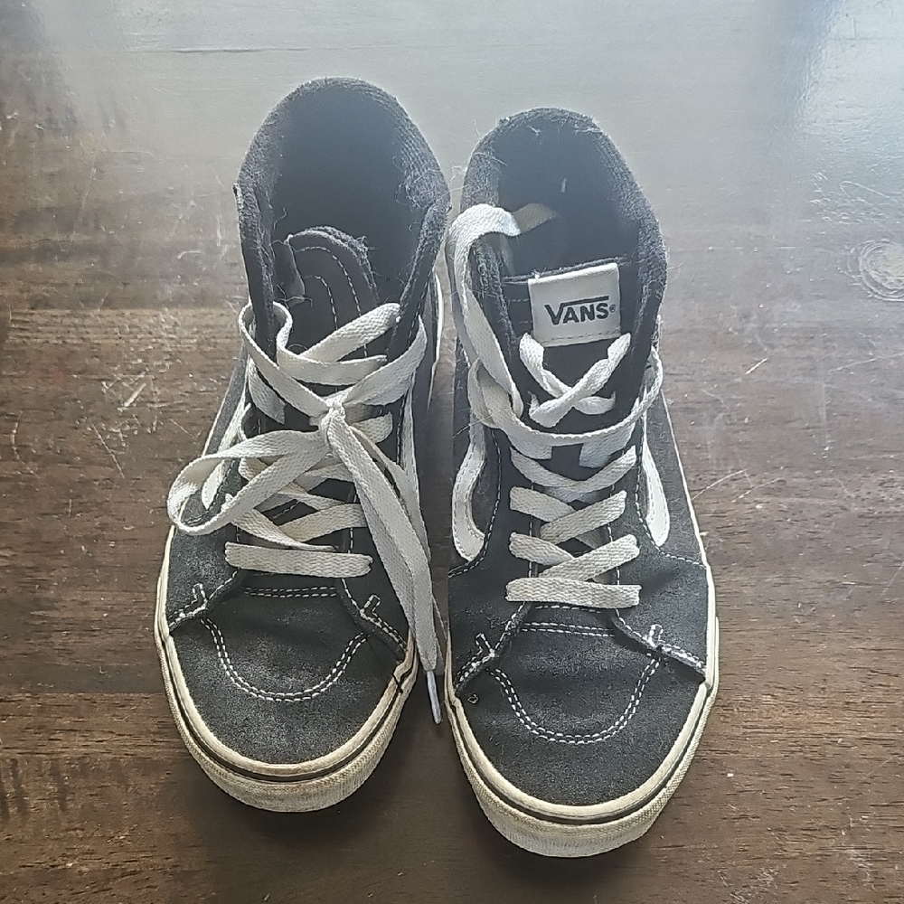 Vans High-Top Sneakers in Black and White